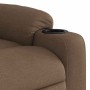 Silla de masaje reclinable de pie de tela marrón en Sillones | Comprar online en Foru.es