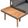 Muebles de jardín 4 piezas con cojines madera maciza acacia de , Conjuntos de jardín - Ref: Foro24-46465, Precio: 763,81 €, D...