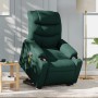Silla de masaje reclinable de pie de tela verde oscura en Sillones | Comprar online en Foru.es