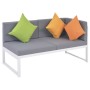 Set de muebles de jardín 5 piezas y cojines aluminio y WPC de vidaXL, Conjuntos de jardín - Ref: Foro24-42870, Precio: 923,65...