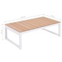 Set de muebles de jardín 5 piezas y cojines aluminio y WPC de vidaXL, Conjuntos de jardín - Ref: Foro24-42870, Precio: 923,65...