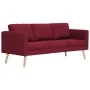 Conjunto de sofás 2 piezas tela color vino tinto de , Sofás - Ref: Foro24-276857, Precio: 759,77 €, Descuento: %