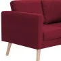 Conjunto de sofás 2 piezas tela color vino tinto de , Sofás - Ref: Foro24-276857, Precio: 759,77 €, Descuento: %