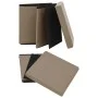 Folding storage stools 2 pcs cappuccino PVC by , Folding stools and chairs - Ref: Foro24-338790, Price: 41,36 €, Discount: %