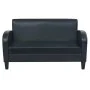 Sofá 2 plazas cuero artificial negro de , Sofás - Ref: Foro24-245587, Precio: 295,47 €, Descuento: %