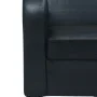 Sofá 2 plazas cuero artificial negro de , Sofás - Ref: Foro24-245587, Precio: 295,47 €, Descuento: %