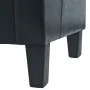 Sofá 2 plazas cuero artificial negro de , Sofás - Ref: Foro24-245587, Precio: 295,47 €, Descuento: %
