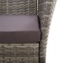 Sillas de jardín 2 unidades con cojines ratán sintético gris de , Sillas de jardín - Ref: Foro24-46003, Precio: 180,54 €, Des...