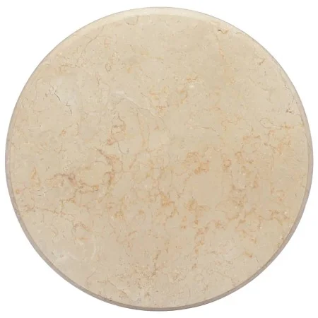 Tablero para mesa mármol color crema Ø50x2,5 cm de , Tableros para mesas - Ref: Foro24-149192, Precio: 114,82 €, Descuento: %