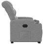 Sillón eléctrico reclinable elevable de tela gris claro en Sillones | Comprar online en Foru.es