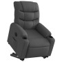 Sillón eléctrico reclinable elevable de tela gris oscuro en Sillones | Comprar online en Foru.es