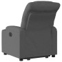 Sillón eléctrico reclinable elevable de tela gris oscuro en Sillones | Comprar online en Foru.es