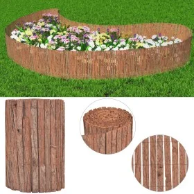 Valla de jardín de corteza de árbol 1000x50 m de vidaXL, Paneles de vallas - Ref: Foro24-142680, Precio: 81,12 €, Descuento: %