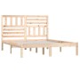 Estructura de cama de madera maciza de pino 160x200 cm de , Camas y somieres - Ref: Foro24-3101033, Precio: 139,30 €, Descuen...
