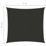 Toldo de vela rectangular tela Oxford gris antracita 2x2,5 m de , Sombrillas - Ref: Foro24-135089, Precio: 27,70 €, Descuento: %