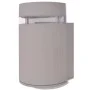 Aplique de pared de exterior semicilíndrico gris aluminio de , Iluminación de exterior - Ref: Foro24-42233, Precio: 15,06 €, ...