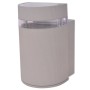 Aplique de pared de exterior semicilíndrico gris aluminio de , Iluminación de exterior - Ref: Foro24-42233, Precio: 15,23 €, ...