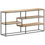 Aparador de madera de mango rugosa 150x30x75 cm de , Aparadores - Ref: Foro24-321617, Precio: 204,90 €, Descuento: %