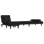 Sofá cama en forma de L terciopelo negro 255x140x70 cm de , Sofás - Ref: Foro24-3157254, Precio: 405,06 €, Descuento: %