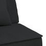 Sofá cama en forma de L terciopelo negro 255x140x70 cm de , Sofás - Ref: Foro24-3157254, Precio: 411,11 €, Descuento: %