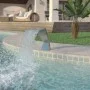 Stainless steel silver pool fountain 64x30x52 cm by vidaXL, Fountains and waterfalls - Ref: Foro24-43694, Price: 190,48 €, Di...