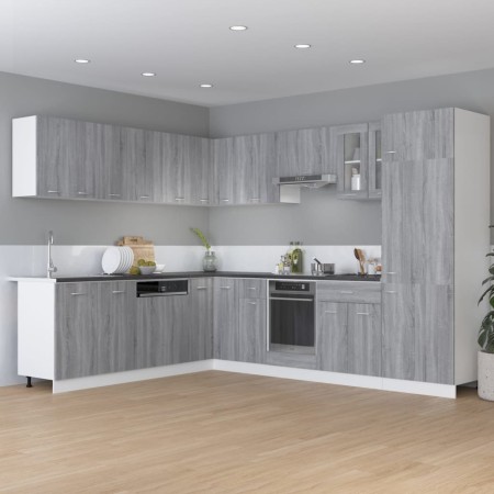 Armario inferior de cocina madera ingeniería gris 60x46x81,5 cm de , Armarios de cocina - Ref: Foro24-815577, Precio: 90,70 €...