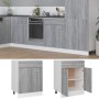Armario inferior de cocina madera ingeniería gris 60x46x81,5 cm de , Armarios de cocina - Ref: Foro24-815577, Precio: 90,70 €...
