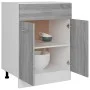 Armario inferior de cocina madera ingeniería gris 60x46x81,5 cm de , Armarios de cocina - Ref: Foro24-815577, Precio: 97,10 €...