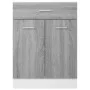 Armario inferior de cocina madera ingeniería gris 60x46x81,5 cm de , Armarios de cocina - Ref: Foro24-815577, Precio: 97,10 €...