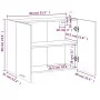 Armario colgante madera ingeniería gris Sonoma 80x31x60 cm de , Armarios de cocina - Ref: Foro24-815589, Precio: 75,73 €, Des...