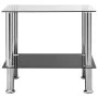 Transparent tempered glass side table 45x50x45 cm by , Side tables - Ref: Foro24-249529, Price: 46,49 €, Discount: %