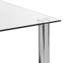 Mesa auxiliar de vidrio templado transparente 45x50x45 cm de , Mesas auxiliares - Ref: Foro24-249529, Precio: 47,34 €, Descue...