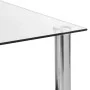 Transparent tempered glass side table 45x50x45 cm by , Side tables - Ref: Foro24-249529, Price: 46,49 €, Discount: %