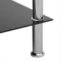 Transparent tempered glass side table 45x50x45 cm by , Side tables - Ref: Foro24-249529, Price: 46,49 €, Discount: %