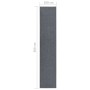 Alfombra de pasillo atrapa suciedad 100x500 cm marrón de , Alfombras - Ref: Foro24-327182, Precio: 101,37 €, Descuento: %