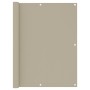 Toldo para balcón tela oxford beige 120x400 cm de , Sombrillas - Ref: Foro24-134945, Precio: 25,57 €, Descuento: %