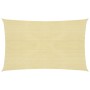 Toldo de vela beige HDPE 160 g/m² 3x5 m de , Sombrillas - Ref: Foro24-311129, Precio: 34,10 €, Descuento: %