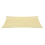 Toldo de vela beige HDPE 160 g/m² 3x5 m de , Sombrillas - Ref: Foro24-311129, Precio: 34,10 €, Descuento: %
