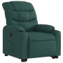 Sillón eléctrico reclinable elevable de tela verde oscuro en Sillones | Comprar online en Foru.es