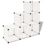 Estantería de cubos con 6 compartimentos blanco de vidaXL, Zapateros y organizadores de calzado - Ref: Foro24-244922, Precio:...
