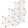 Estantería de cubos con 6 compartimentos blanco de vidaXL, Zapateros y organizadores de calzado - Ref: Foro24-244922, Precio:...