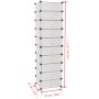 Zapatero apilable con 10 compartimentos blanco de vidaXL, Zapateros y organizadores de calzado - Ref: Foro24-244919, Precio: ...