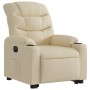 Sillón eléctrico reclinable elevable de tela color crema en Sillones | Comprar online en Foru.es