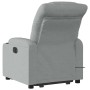 Sillón de masaje eléctrico reclinable elevable tela gris claro en Sillones | Comprar online en Foru.es
