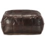 Puf marrón oscuro 60x60x30 cm cuero auténtico de cabra de , Otomanas - Ref: Foro24-248133, Precio: 161,14 €, Descuento: %