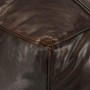 Puf marrón oscuro 60x60x30 cm cuero auténtico de cabra de , Otomanas - Ref: Foro24-248133, Precio: 161,14 €, Descuento: %