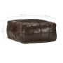 Puf marrón oscuro 60x60x30 cm cuero auténtico de cabra de , Otomanas - Ref: Foro24-248133, Precio: 157,87 €, Descuento: %
