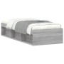 Estructura de cama gris Sonoma 75x190 cm de , Camas y somieres - Ref: Foro24-3203850, Precio: 108,55 €, Descuento: %