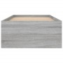 Estructura de cama gris Sonoma 75x190 cm de , Camas y somieres - Ref: Foro24-3203850, Precio: 108,55 €, Descuento: %