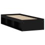 Estructura de cama negra 75x190 cm de , Camas y somieres - Ref: Foro24-3203846, Precio: 111,89 €, Descuento: %